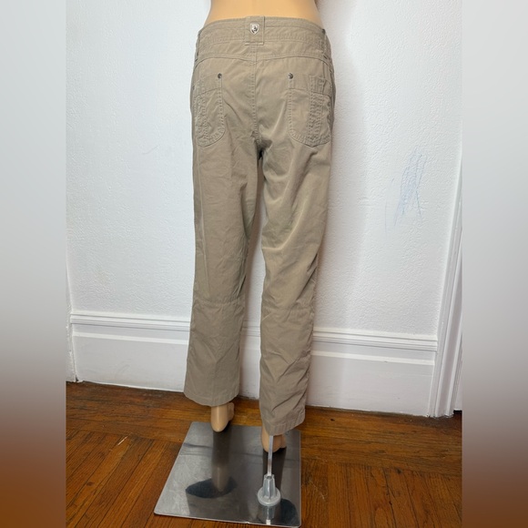 Kuhl Vintage Patina Dye Pants Women’s Size 8R Tan 27” Inseam - Picture 3 of 10